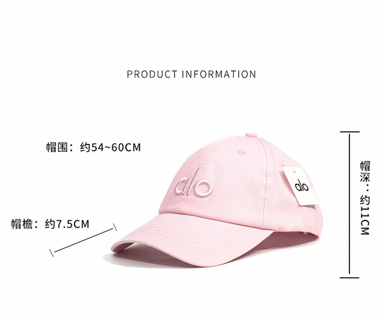 Designer Ball Cap Yoga Baseball Fashion Summer Women Versatile Big Head Surround Show Face Small Sunvisor Wear Duck_voghion.com