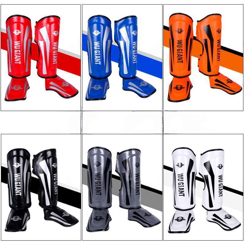 Say Goodbye To The Pain And Troubles! Thickened Leg Guards To Protect The Instep And Tibia For Sanda Combat And Martial Arts Fitness_voghion.com