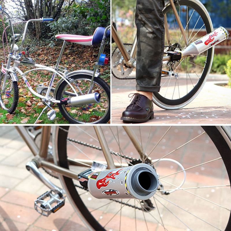 Bicycle Sound Turbo Pipe Exhaust System Spoke Modification_voghion.com