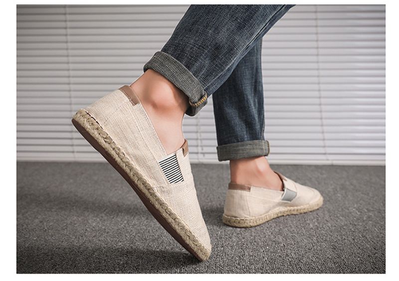 Pantofi sport casual pentru bărbați, respirabili, din pânză, la modă chinezească, cu alunecare moale, espadrile pentru bărbați, mocasini_voghion.com