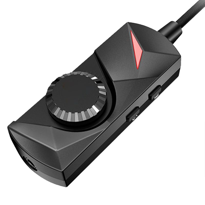 Farfi External 7.1 Surrounding Multiple Effect Black Plug and Play No Driver Sound Card Adapter for Game_voghion.com