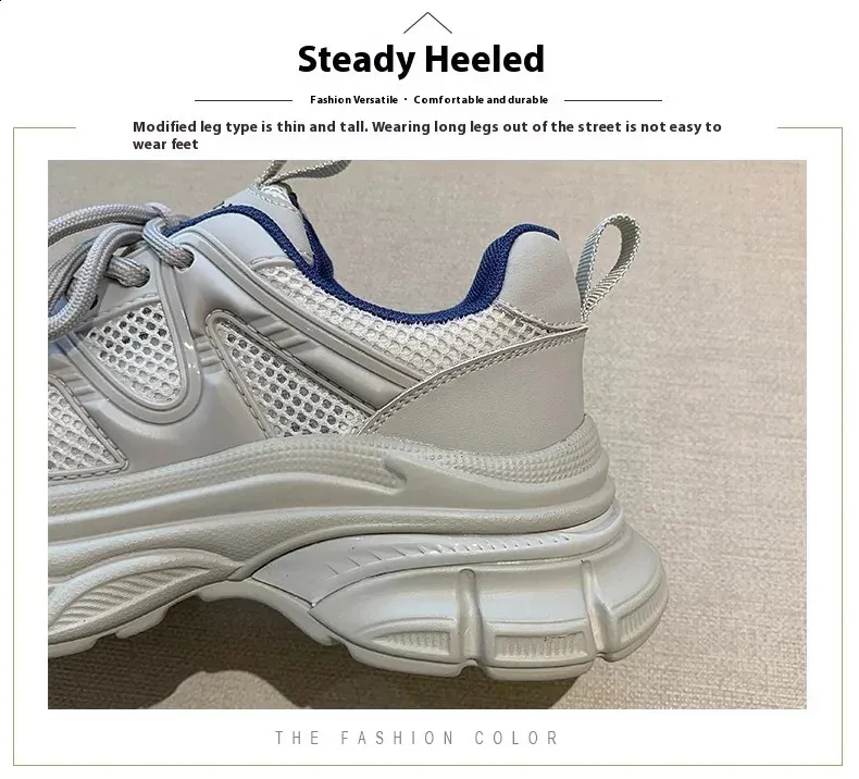 Dad Mesh Breathable Womens Running Shock Absorption Light Sneakers Platform Shoes 240809_voghion.com