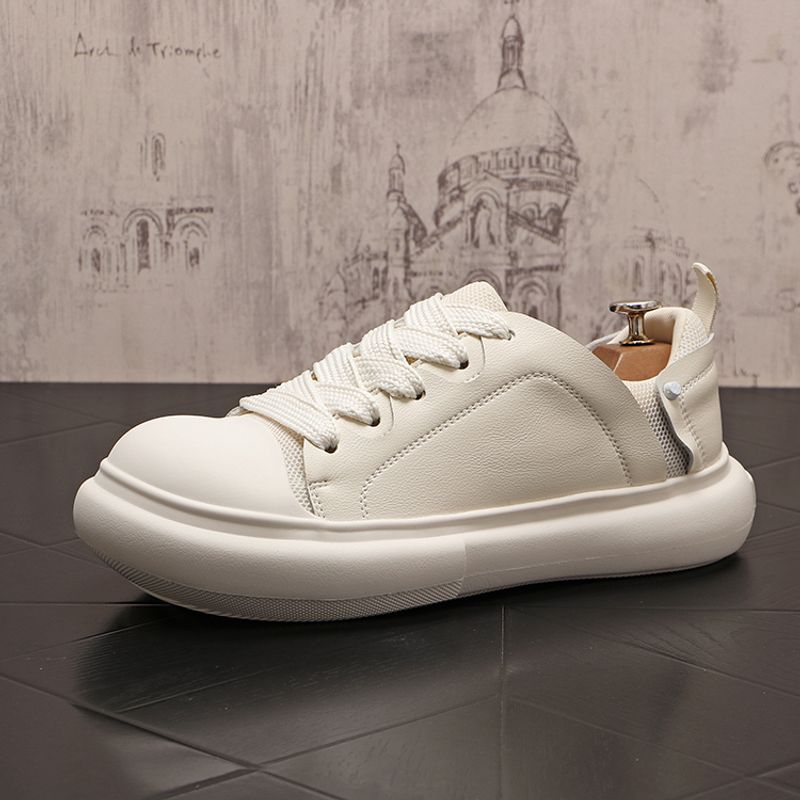 Modische, lässige, atmungsaktive, dicke Sohlen für große Zehen, trendige Low-Top-Boardschuhe, individuell und einfach,_voghion.com