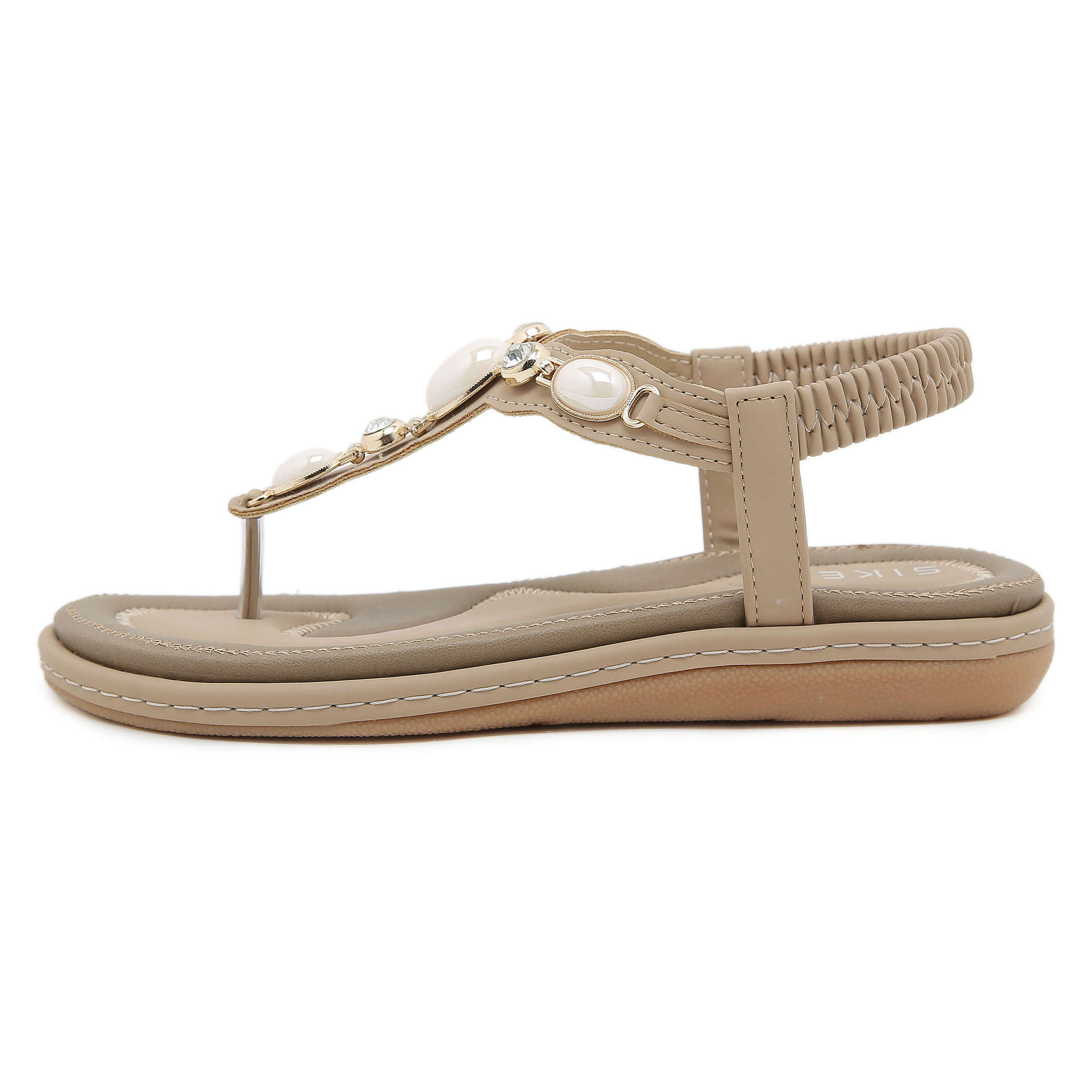 W676-6 Nuovi sandali piatti comodi, casual e alla moda del 2025 per le donne in spiaggia in Thailandia_voghion.com
