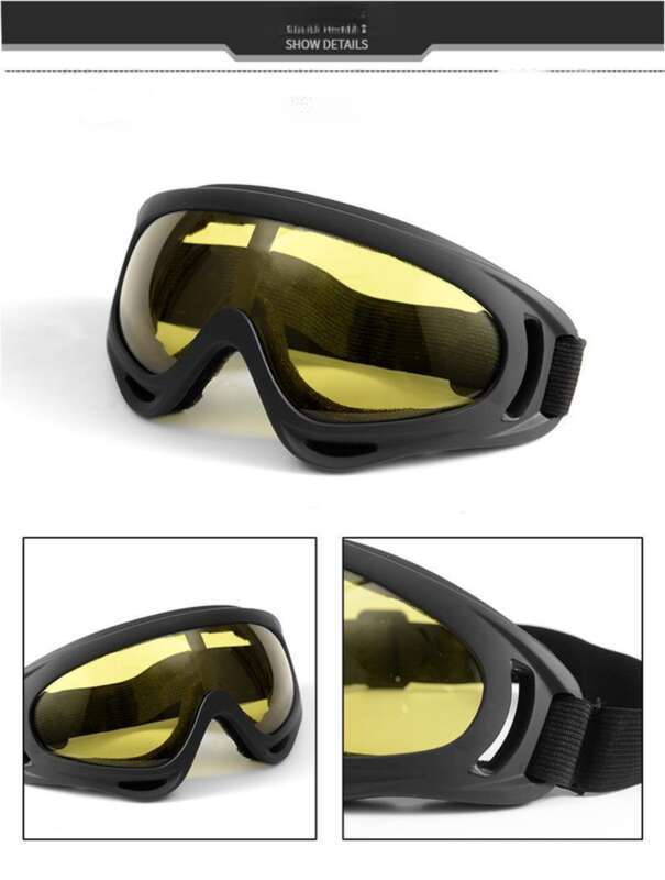 Āra riteņbraukšanas X400 motociklu aizsargbrilles sporta Harley taktiskā vēja necaurlaidīgā maska_voghion.com