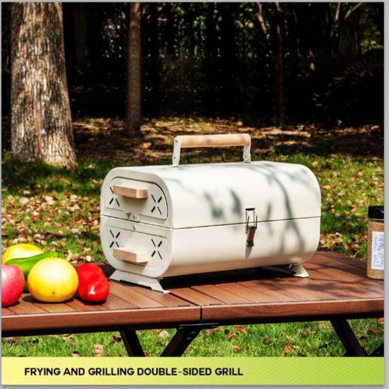 【 Sammlung von 3432 Personen 】 Grill verdickt doppelseitig Dual-Purpose Kochen im Freien Camping tragbare Barbecue Herd_voghion.com
