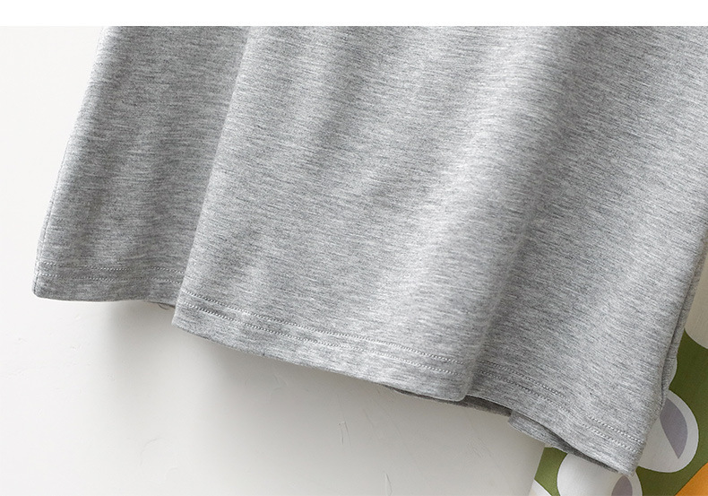  Women's Sleepwears Cotton silk Modal floral trousers homewear_voghion.com