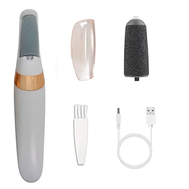 Professional Electric Foot Callus Remover Rechargeable Pedicure Kit_voghion.com