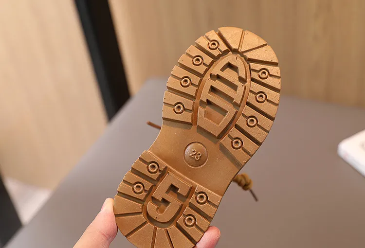 Pantofi sport pentru copii mici, toamnă și iarnă, noi, fete, maro, Kidsnest, băieți, casual, cu talpă moale, cizme scurte, mărime_voghion.com