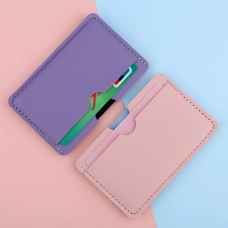 Portafoglio da uomo in pelle PU, ultra sottile, con 3 scomparti, per carte di credito, monete e carte di credito._voghion.com