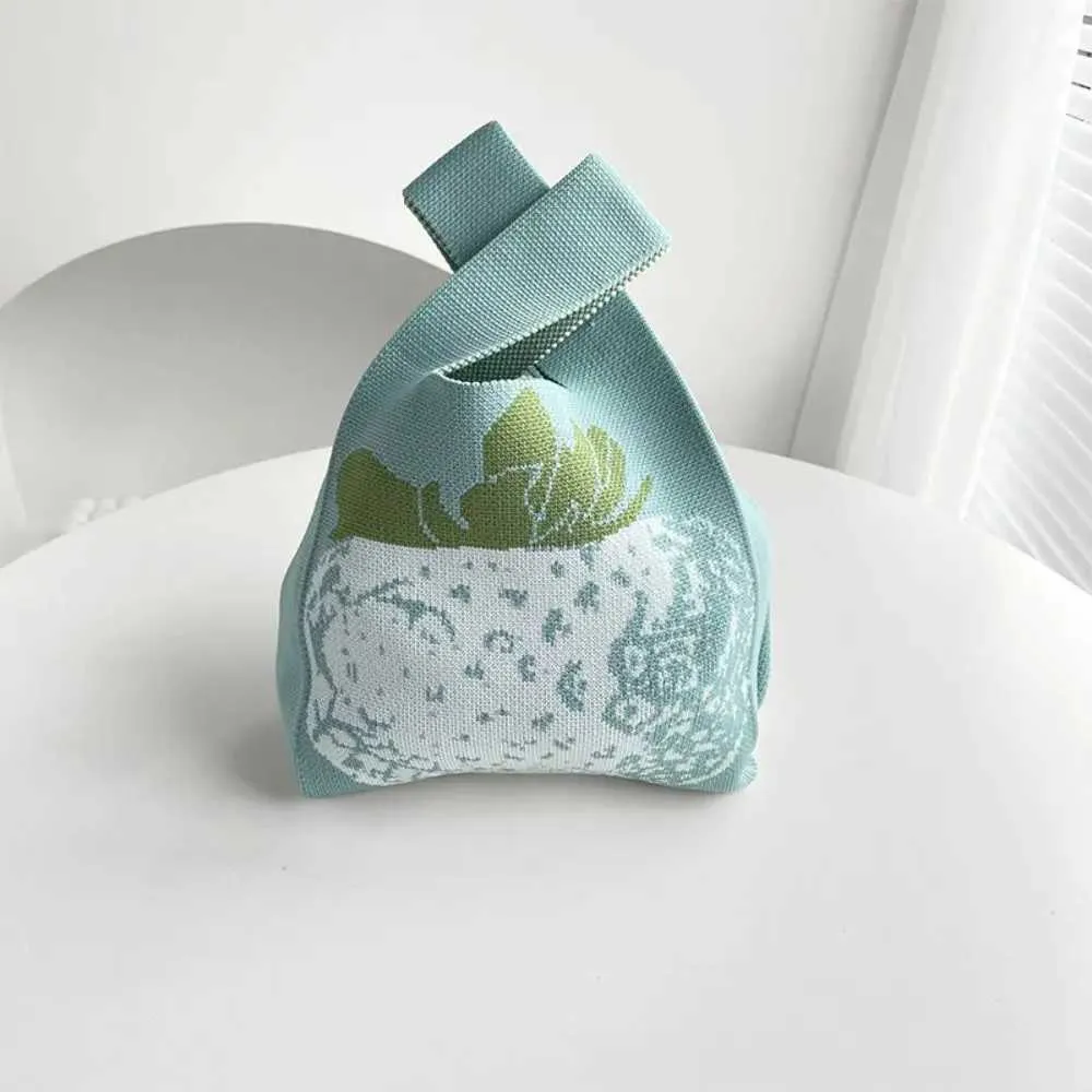 Sac à main tricoté à la main, mini nœud chaud, sac à main décontracté coloré, sac de courses réutilisable pour étudiant Y241106_voghion.com