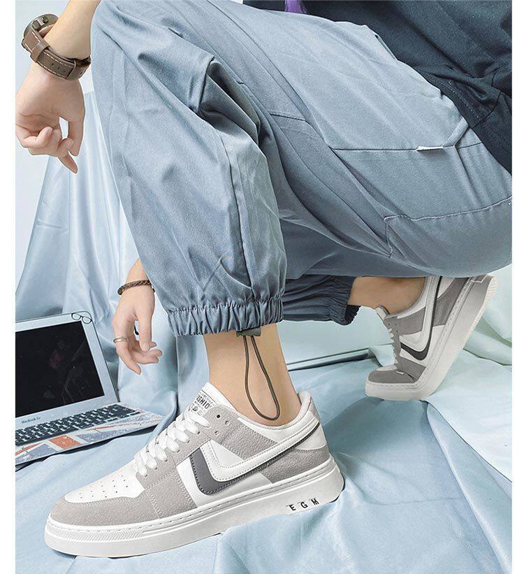 Scarpe da ginnastica in tela da uomo stile college_voghion.com