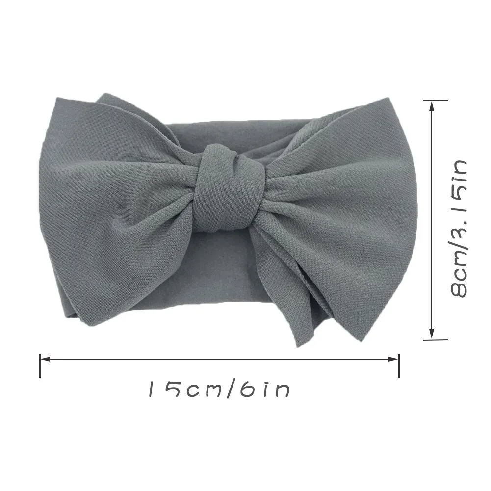 15 st/lot Baby Turban Bows Huvudomslag Söt Småbarn Foto rekvisita Huvudbonader Spädbarn Barn Håraccessoarer Rosett Pannband_voghion.com