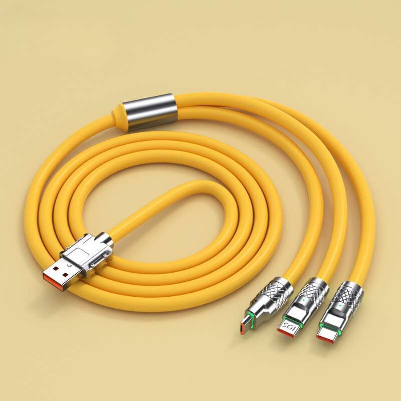 Repülőgép utas adatai kábelben, egy húzással három 120 W-os szupergyors töltés Geek vonal TYPE-C-hez alkalmas_voghion.com
