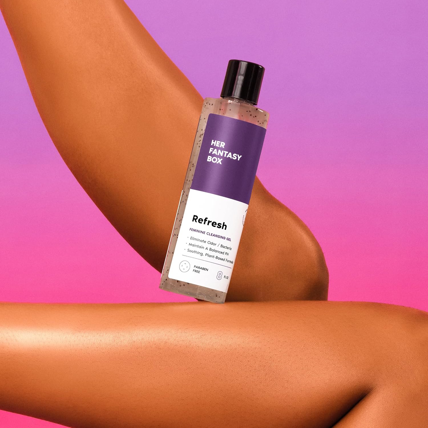 Novo Her Fantasy Box Refresh pH Balancing Shower Gel - Solução natural de higiene feminina para limpeza suave, controle de odores e nutrição da pele_voghion.com
