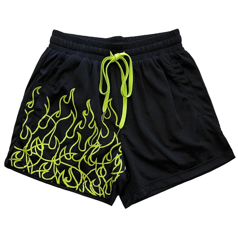 Successful Man Men's Basic Crewly Short Men Casual Mesh Breathable Basketball Running Quick-Drying Kill Crewliness_voghion.com