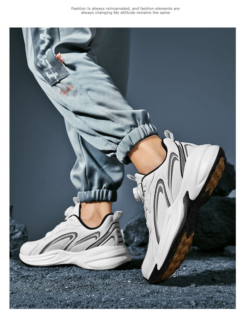 Herbst Winter wasserdichte Herren Leder Sportschuhe, 46 rotierenden Knöpfen, 47 Casual Running für männliche und_voghion.com