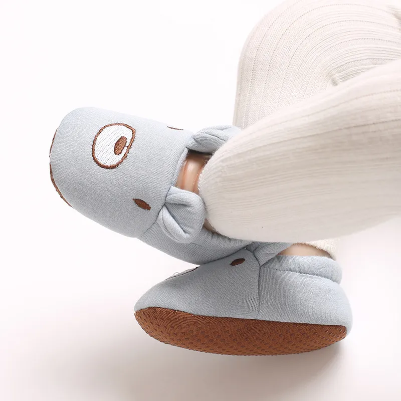 Infant Cartoon Tiere Muster Neugeborenen Socken Littlesprouts Wenig Kleinkind Nicht-slip Krippe Erste Wanderer Winter Baby_voghion.com