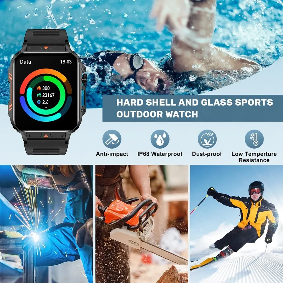 Smart Watch Fitness Tracker Für Damen Und Herren Mit Tracking_voghion.com