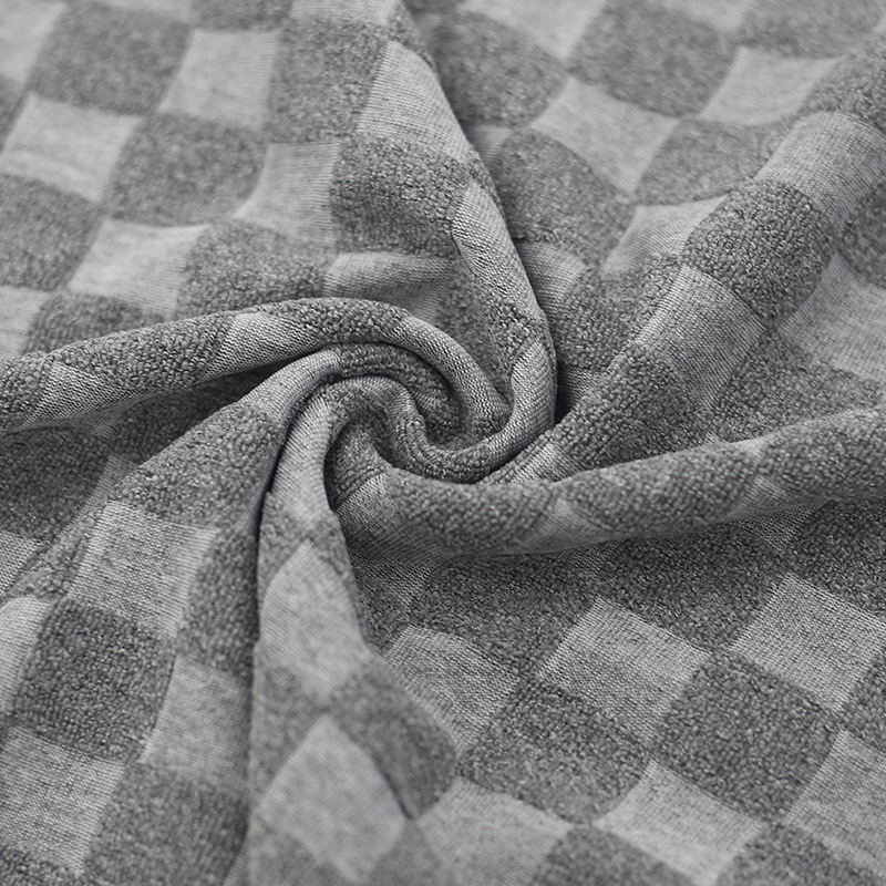 European And American Cross-border Oversize Trendy Men's Clothing Jacquard Checkerboard Spring And Summer Loose Sports And Leisure Two-piece Suit Men_voghion.com