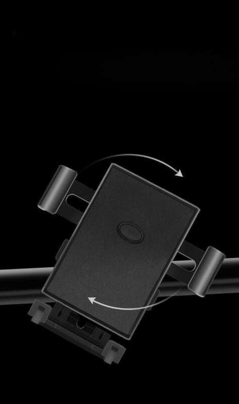 Mobiler Motorrad-, Elektrofahrrad-, Halter-, Fahrer-stoßdämpfender Aluminium-Handyhalter für den Außenbereich_voghion.com