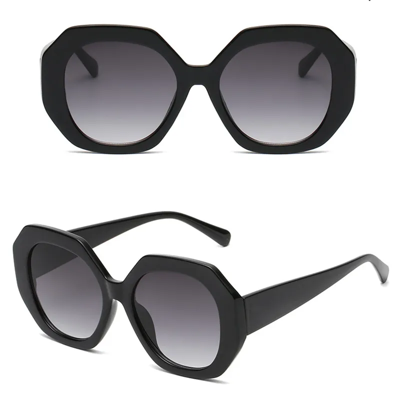 Designer sechseckige Sonnenbrille Herren Damen Strand Sonnenbrille UV-Schutz Designer Brille Gradient Fashion 2112 Marke_voghion.com