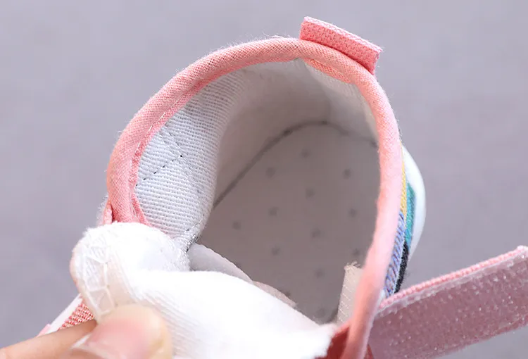 Children's Casual Shoes High Top Toddlers Kids Canvas Sneakers for Boys Girls Fashion Classic Checkered Soft Rubber Sole_voghion.com