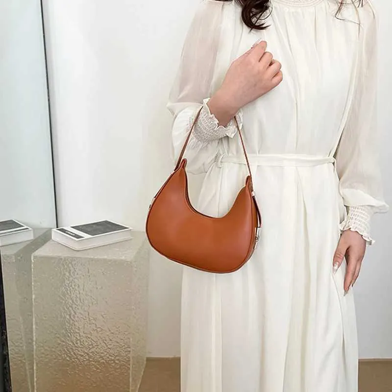 Borsa a tracolla semplice da donna in pelle PU con tracolla alla moda Y241115_voghion.com