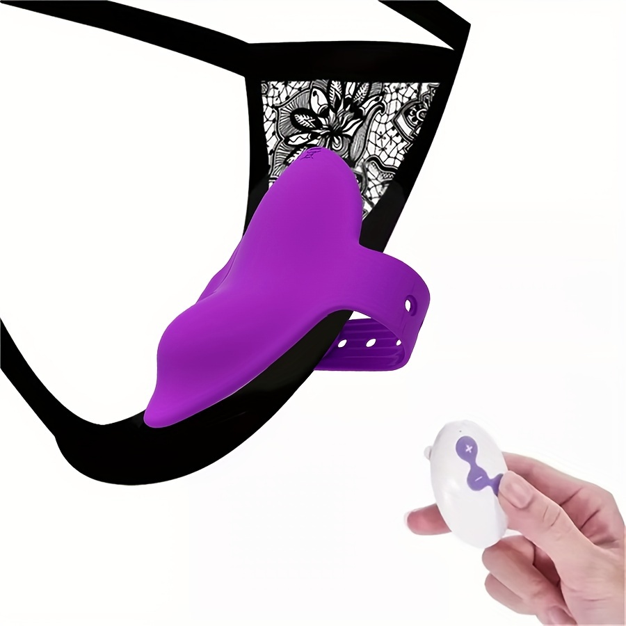 Remote Control Wearable Panties Vibrator,Silicone Clitoral Stimulator Clit Stimulation Teaser Women's Adult Sex Toy with 10 Vibration for Women Couple