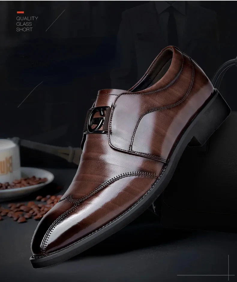 Brogues van lakleer voor heren, formeel, bruiloft, feest, kantoor, heren, Oxfords, zakelijke schoenen, mocassins, schoen 240719_voghion.com