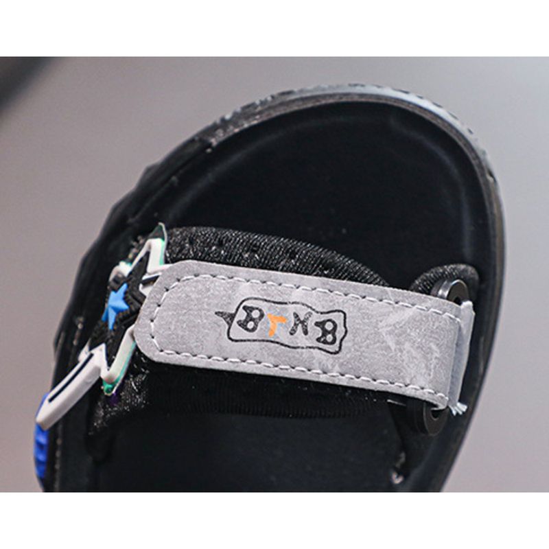 Boys' Star 2024 summer new little boys beach shoes sports soft soled student sandals Big kids_voghion.com