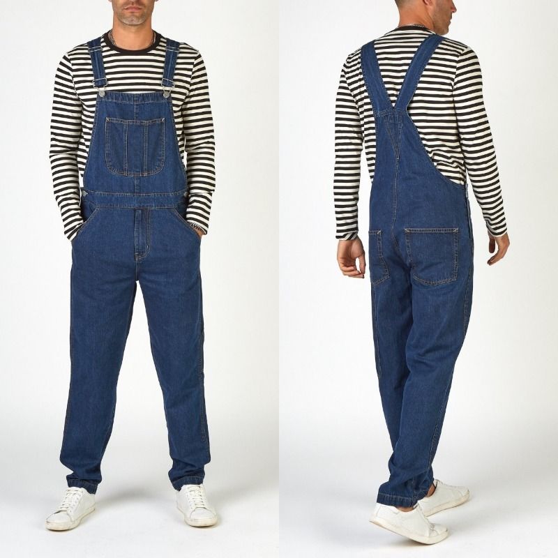 2024 Lente Herfst Denim Overalls Bretels Heren Jeans Nieuwe Broek Jumpsuit_voghion.com