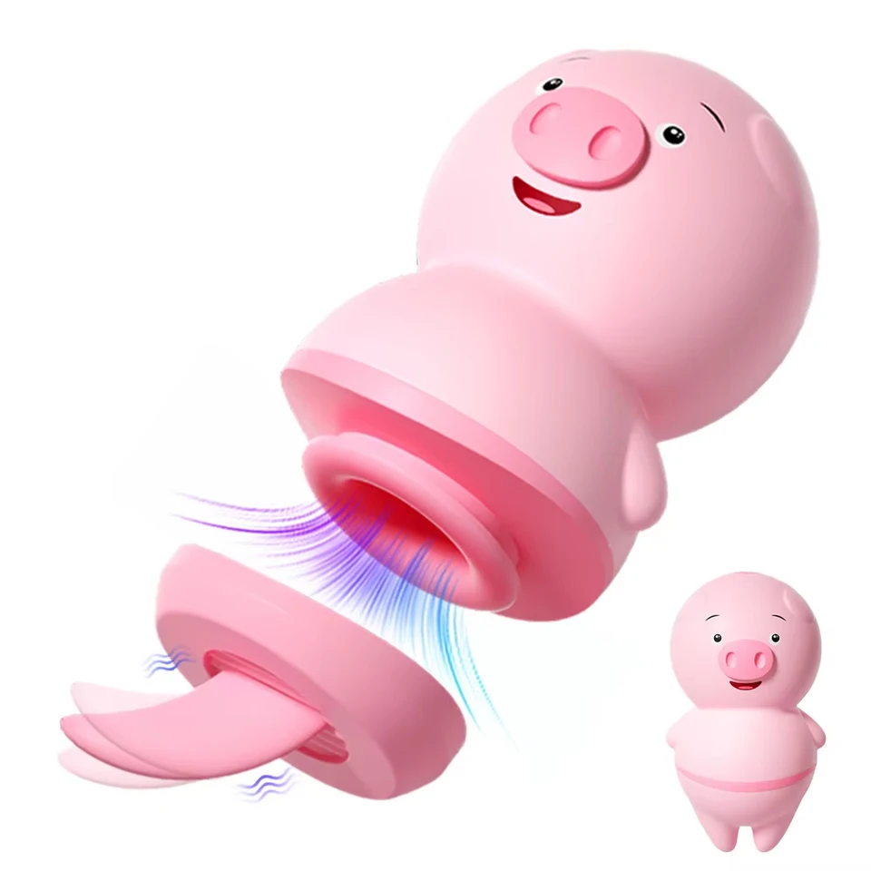 Piggy Zungenvibrator Für Klitoris Stimulation Und Massage_voghion.com