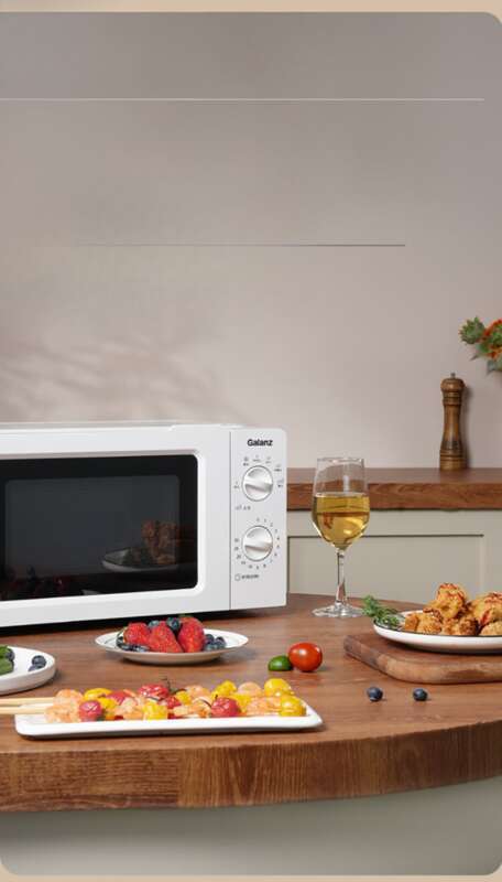 Gree 17L Rotary Home Multifunktionel Mini Mikrobølgeovn med Varm Ris og Grøntsager (W0)_voghion.com