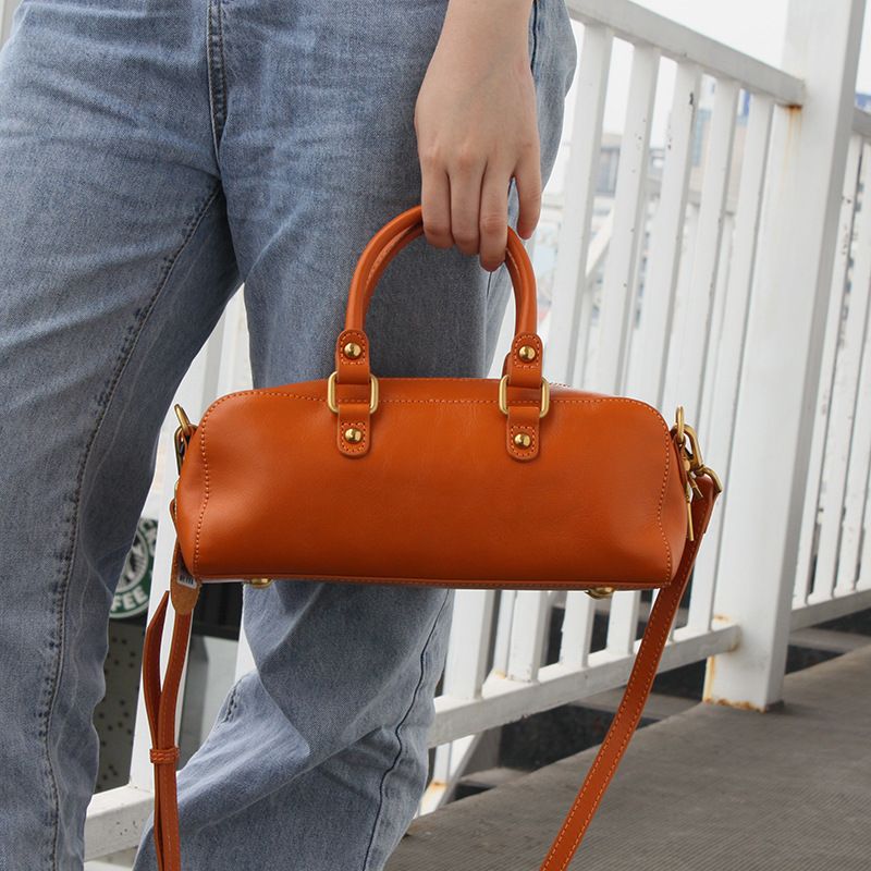 Handtasche Damen Casual Trend Damentasche Umhängetasche Foreign Style Boston Bag_voghion.com