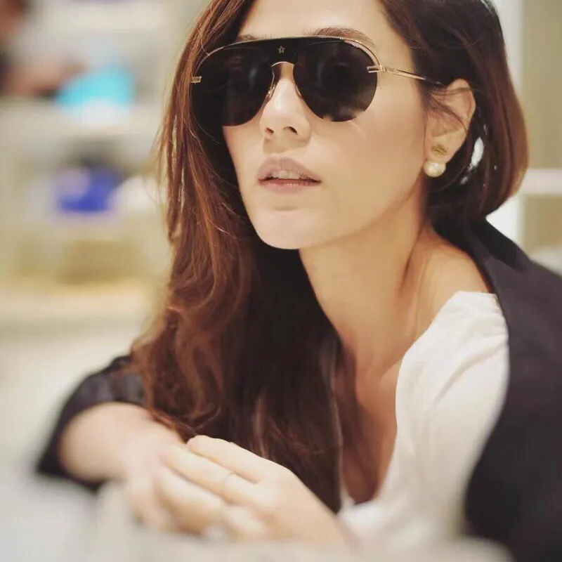 Tukku-Pilot Designer -aurinkolasit naisille ja miehille Vintage-ovaalit aurinkolasit EVOLUTION_voghion.com