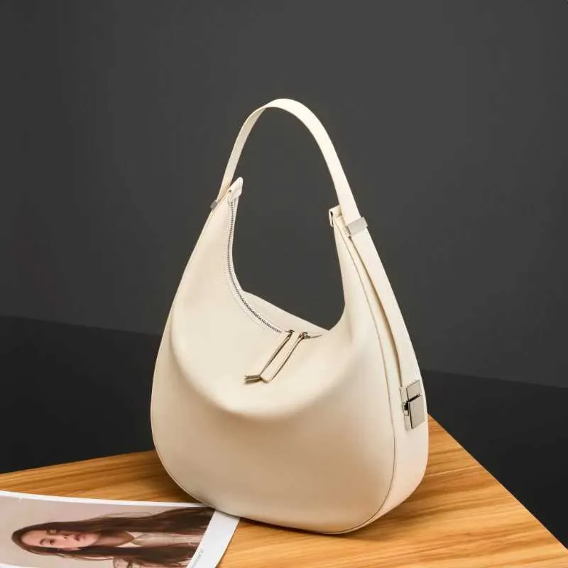 Echtes Leder Damen Große Kapazität Mode Trend Schulter Tasche Hochwertige Rindsleder Weibliche Handtaschen 2782C241115_voghion.com
