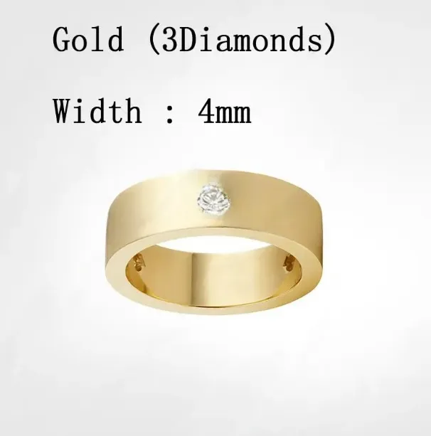 Klassieke gouden ring van titaniumstaal voor dames en heren_voghion.com