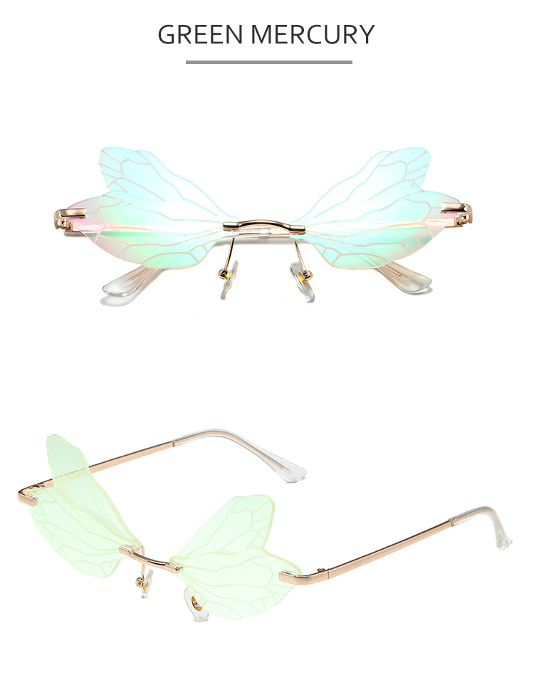 Dragonfly Wing Sunglasses For Women – Trendy Gradient Catwalk Style_voghion.com