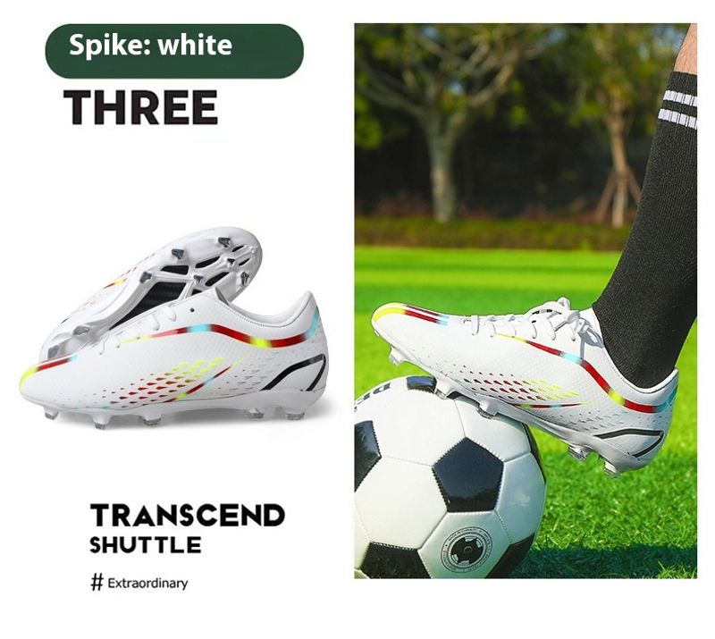 Fußballschuhe Herren und Damen mit langen gebrochn Spikes, professionelle Trainings-Sneakers, Sportschuhe für_voghion.com