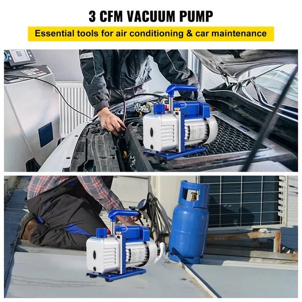 Vacuum Pump For Refrigeration Maintenance 1 Stage Tool Parts_voghion.com