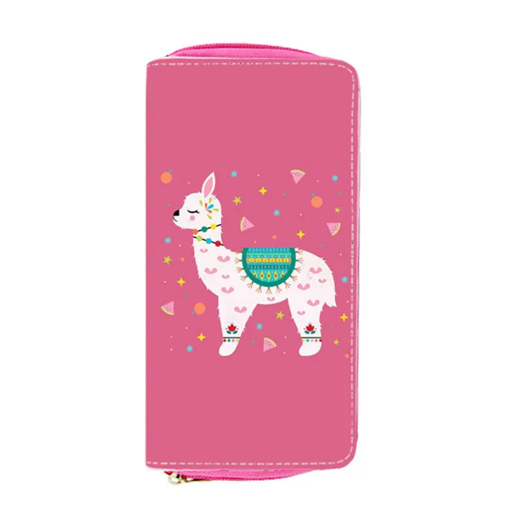 Baby Christmas elk Alpaca Print Coin Purse cartoon Xmas deer Alpacasso children wallet 12 styles women Hand bags C5223_voghion.com