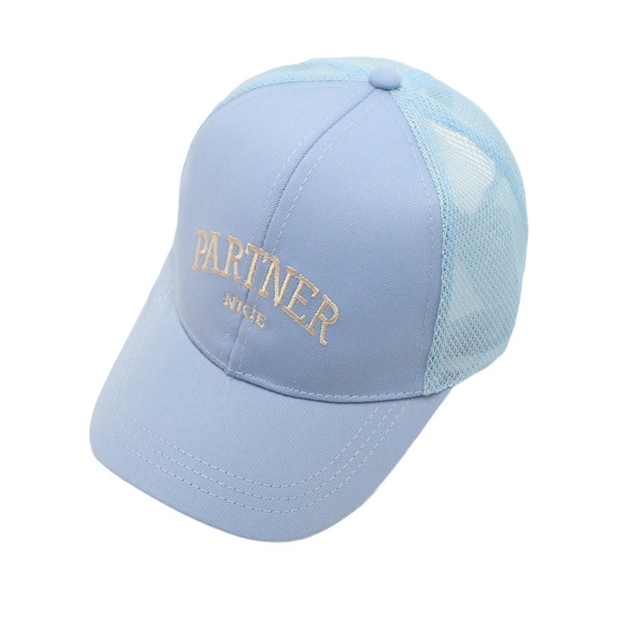 Gorra de malla para niños, transpirable, para niños y niñas, para primavera y otoño, de algodón fino, gorra de béisbol de verano_voghion.com