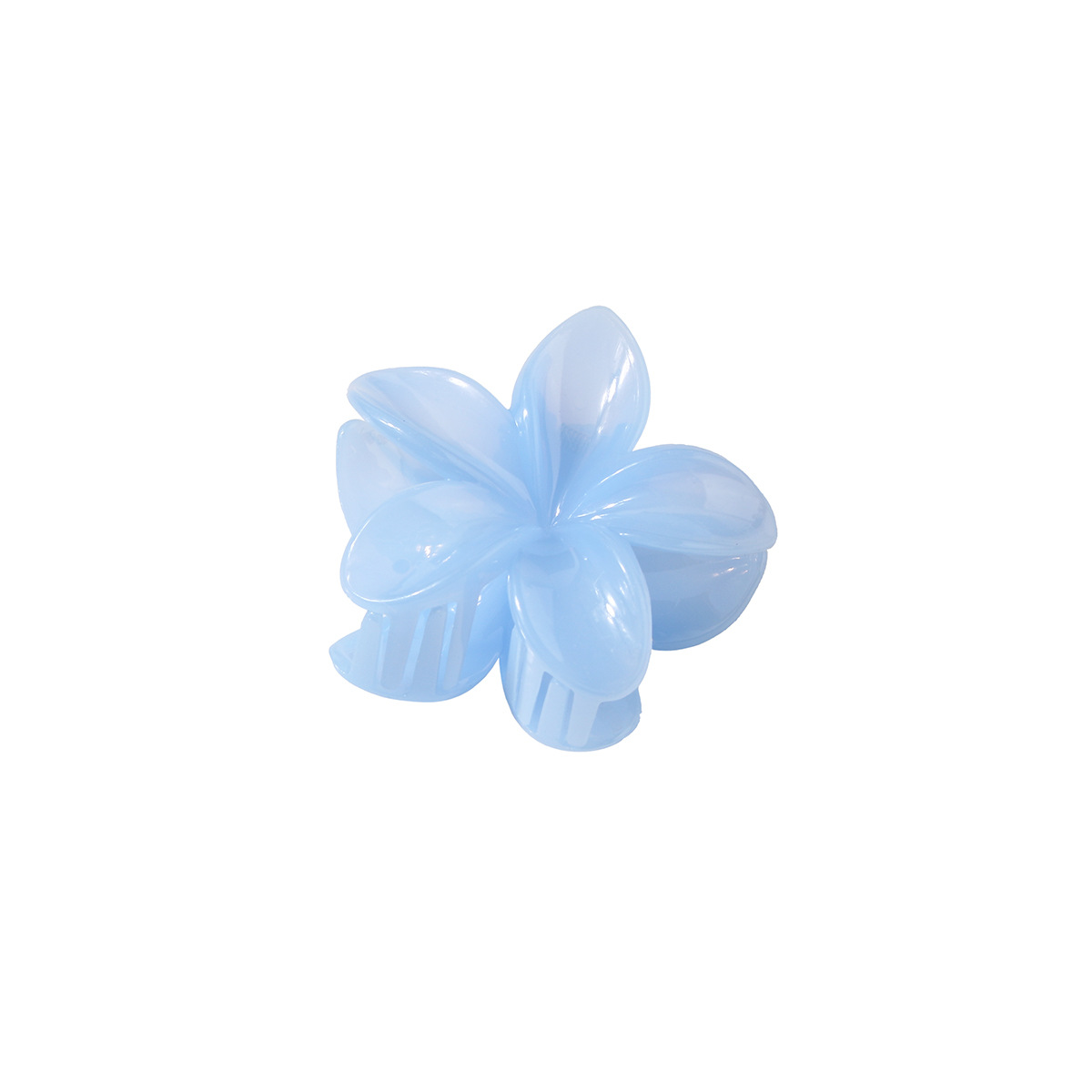 Women's Hair Accessories 8CM Flower Hairpin Frosted Large Plumeria Clip Back Of The Head Hair Shark Clip_voghion.com