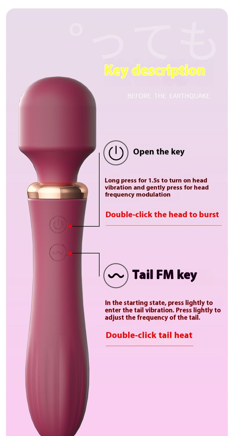 Laile women's toys, heating and vibrating instant trendy AV fairy sticks, masturbators, adult sex products_voghion.com
