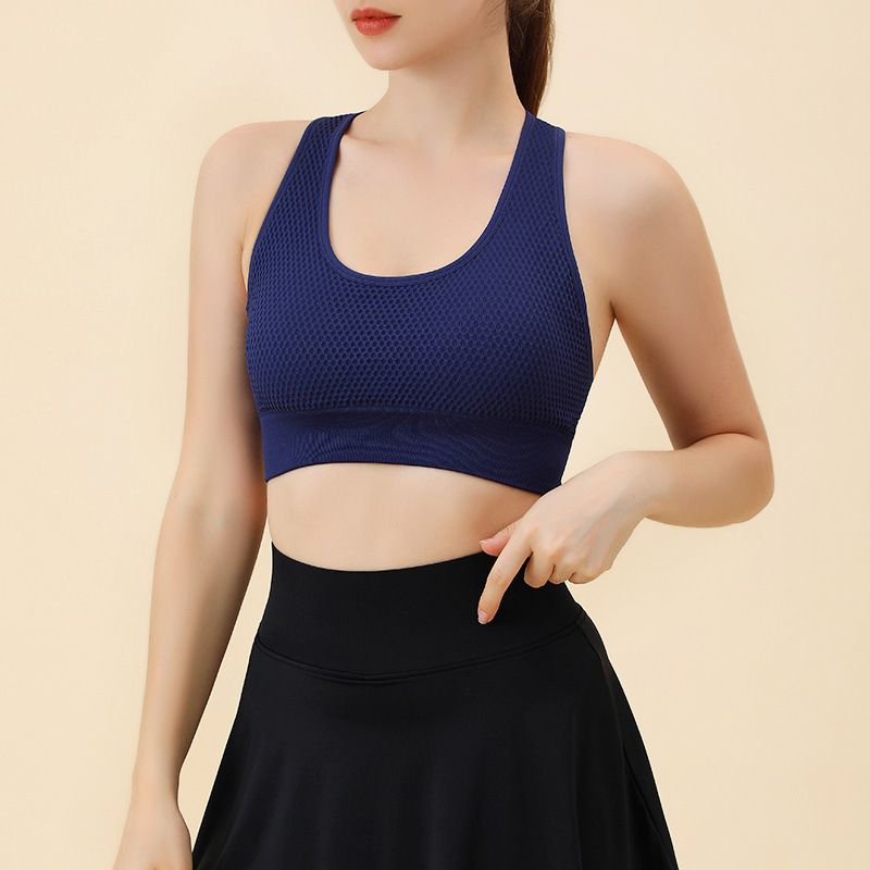 Kadınlar İçin Yeni Petek Izgara Yoga Spor Sütyeni Fiess, Koşu, Güzel Sırt, Delikli Nefes Alabilir Ve_voghion.com