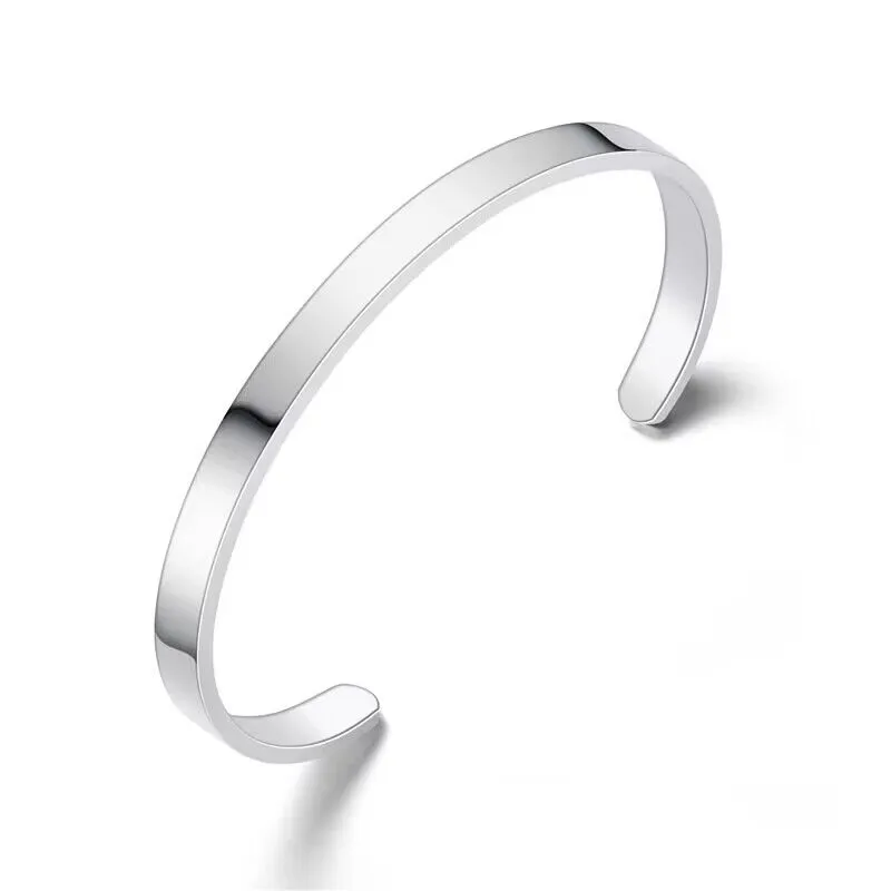 Bracciale rigido in acciaio inossidabile per donna e uomo_voghion.com