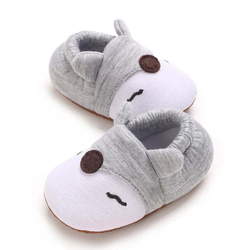 Infant Cartoon Tiere Muster Neugeborenen Socken Littlesprouts Wenig Kleinkind Nicht-slip Krippe Erste Wanderer Winter Baby_voghion.com