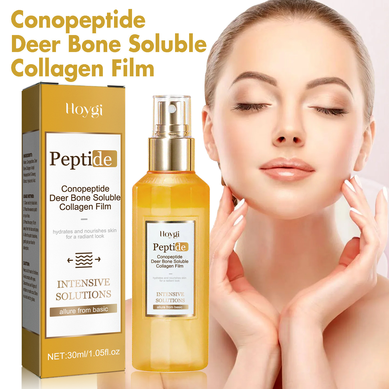 Hoygi Anti-âge pour estomper la peau terne, éclaircir, hydrater, hydrater et anti-âge essence de soin de la peau_voghion.com