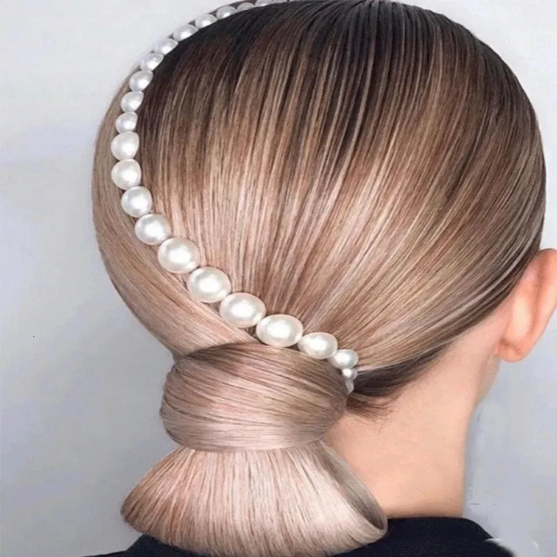 Clips Barrettes Crystal Pearl Hairpin Vine Tiaras Head Piece Comb Headband Hairpins Hairbands Accessories Wedding Bridal_voghion.com